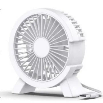 Ultra Quiet Rechargeable Desk Fan – Compact, USB Plug-In, Perfect for Office & Bedroom