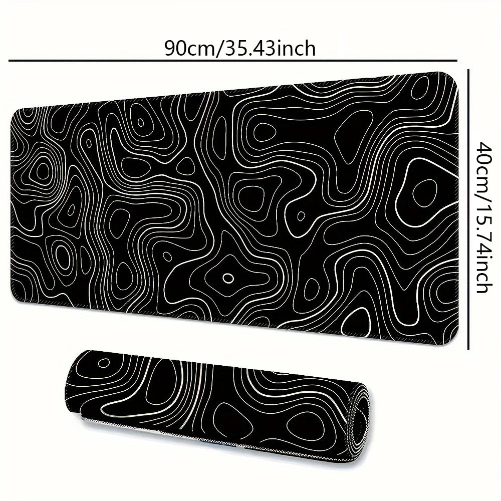 1PC Large Mouse Pads For Desk, Gaming Mouse Pad, Mouse Pad with Stitched Edges and Non-Slip Rubber Base, Extended Mouse Pad