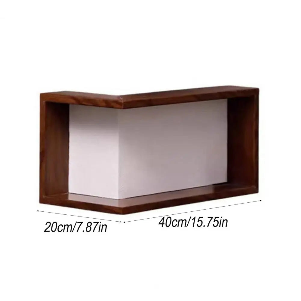 90° Corner Wall Shelf – Floating Display Rack