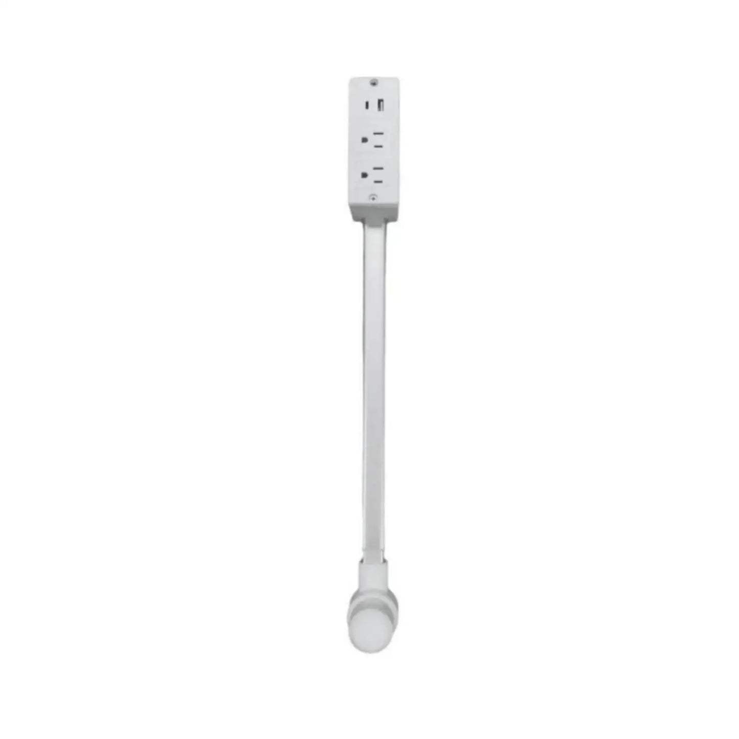 New Electrical Wall Plug Rotates Electrical Outlet Extender Adjustable Length Power Outlets Extender Power Socket for NightStand