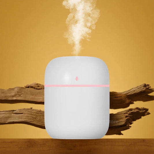 USB Car & Bedroom Humidifier | Aroma Diffuser, Night Light, 220ml Cool Mist