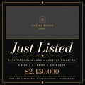 Just Listed luxury real estate Instagram post template