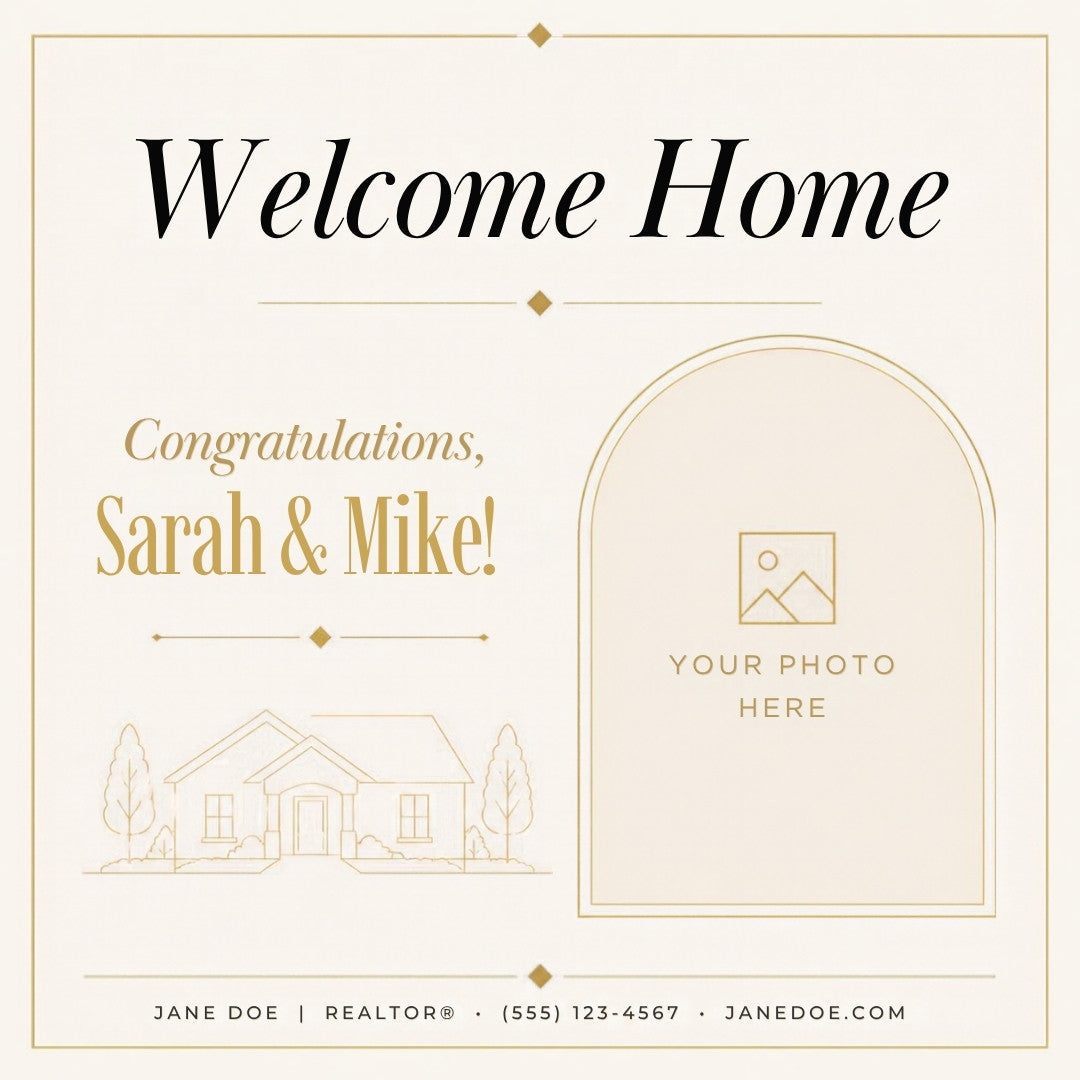 Market Update real estate Instagram post template