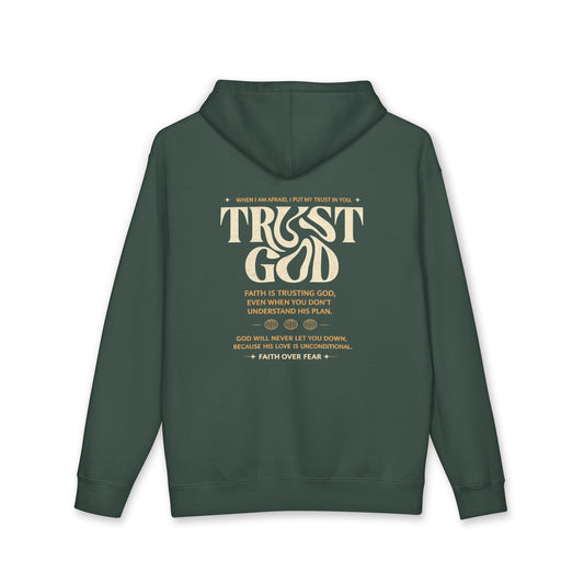 Trust God Hoodie — Faith Verse Graphic Pullover