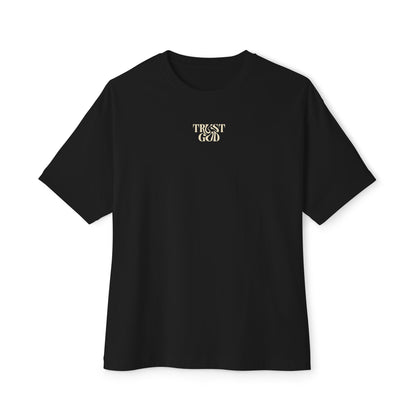 TRUST GOD — EVEN IN FEAR Oversized Christian T-Shirt