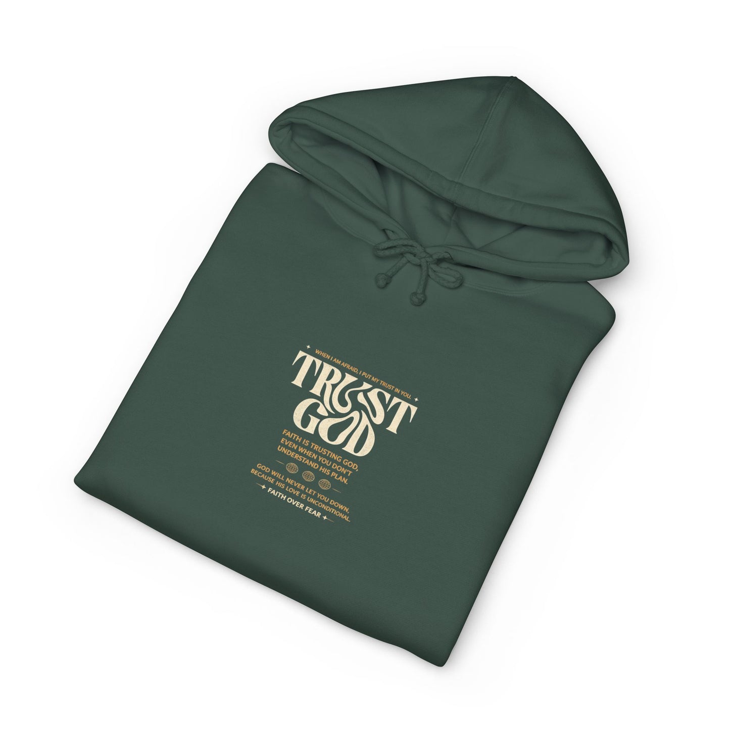 Trust God Hoodie — Faith Verse Graphic Pullover