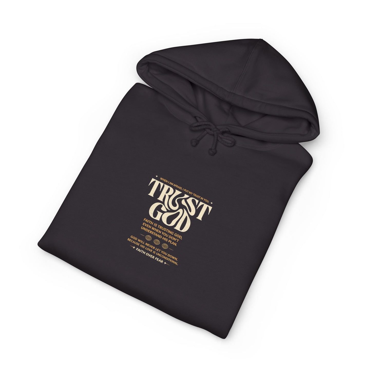 Trust God Hoodie — Faith Verse Graphic Pullover