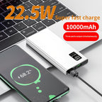 BYGP Portable Charger, 22.5W 10000/20000Mah USB C Input And Output Power Bank for Fast Charging, PD 3.0 + QC 4.0 LED Display Mobile Battery Pack Compatible with Iphone 15/14/13/12 Pro, for Samsung S21, Google/Ipad Tablets, Et