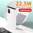 BYGP Portable Charger, 22.5W 10000/20000Mah USB C Input And Output Power Bank for Fast Charging, PD 3.0 + QC 4.0 LED Display Mobile Battery Pack Compatible with Iphone 15/14/13/12 Pro, for Samsung S21, Google/Ipad Tablets, Et