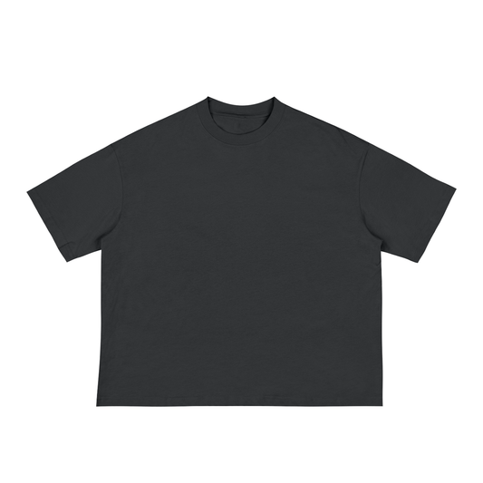 Unisex Cotton Boxy T Shirt Streetwear Casual Loose Fit Top