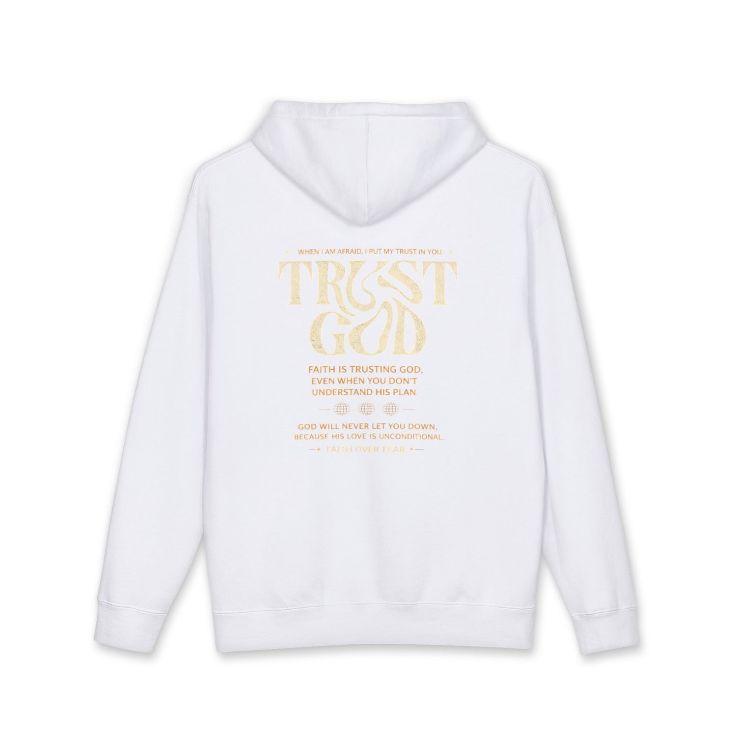 Trust God Hoodie — Faith Verse Graphic Pullover