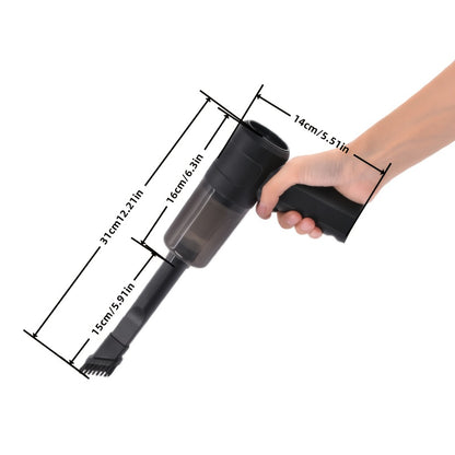 High-Power Cordless Vacuum Cleaner with Dual-Mode Suction And Blowing, Suitable for Both Car And Home Use, USB Rechargeable, Handheld, Long-Lasting Battery Life, Durable Structure, Ergonomic Design, Ideal for Cleaning Pet Hai