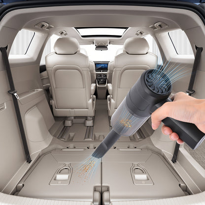 High-Power Cordless Vacuum Cleaner with Dual-Mode Suction And Blowing, Suitable for Both Car And Home Use, USB Rechargeable, Handheld, Long-Lasting Battery Life, Durable Structure, Ergonomic Design, Ideal for Cleaning Pet Hai