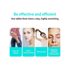 60 Tablets Collagen Peptide Multivitamin with Vitamin C And Niacinamide - Hair Skin Nails Support Supplement