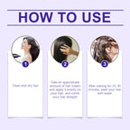 Protein Hair Straightening Cream with Silk Shine Technology Smooth Frizz Hair Intensive Dry Damaged Repair Keratin Hair Treatment Hydrating Hair Mask