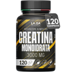 [2PCS PROMO] Creatine Monohydrate 120 Tablets of 3000mg Creatin Pura per dose. Creatine Monohydrate for Muscle Mass and Energy Boost. Creatine Pre and Post Workout. Creatine Made in Italy, 100% Vegan | LAGA Pharma. LAGA Healt
