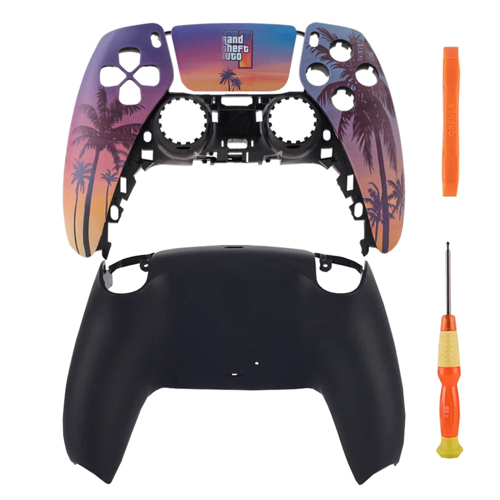 Custom Replacement Shell Kit For PS5 DualSense Controller BDM-010/020/030/040/050 Housing With Touchpad Buttons DIY Mod Tools