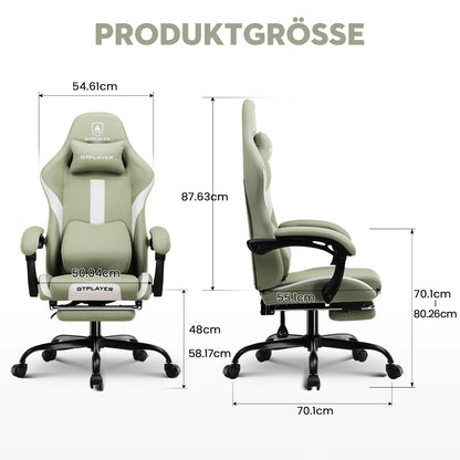 GTPLAYER Adjustable Fabric Gaming Chair