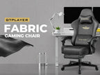 Gtplayer Gaming Chair Fabric with Pocket Spring Cushion, Big and Tall Gaming Chair 350Lbs High Back Computer Chair