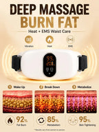 Slimming Machine for Women, Electric Abdominal Fat Burner, Anti-Cellulite Massage Belt, Body Shaping & Belly Fat Removal