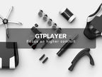 GTPLAYER Gaming Chair with Footrest, Lumbar Support, Adjustable Height, Swivel Seat, Headrest for Office or Gaming