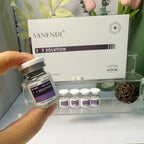 SANENDI Hyaluronic Acid Serum Six Peptides Vitamin C Essence Korean Skin Care Liquid Solution Hydrate Beauty Product 5ml 10 vial