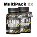 [2PCS PROMO] Creatine Monohydrate 120 Tablets of 3000mg Creatin Pura per dose. Creatine Monohydrate for Muscle Mass and Energy Boost. Creatine Pre and Post Workout. Creatine Made in Italy, 100% Vegan | LAGA Pharma. LAGA Healt