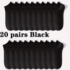 5/10-Pack Unisex Comfort-Fit Ankle Socks For All, Breathable & Lightweight - Ideal For Sports & Daily Wear