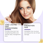 Protein Hair Straightening Cream with Silk Shine Technology Smooth Frizz Hair Intensive Dry Damaged Repair Keratin Hair Treatment Hydrating Hair Mask