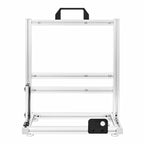 METALFISH BlockCase Aluminum Open Frame Case Support ATX/M-ATX Mainboard GPU Mount Horizontally 240 Water Cooler Gaming Cabinet