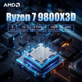 Original AMD Ryzen 7 9800X3D Desktop Processor  Zen 5 Processor Architecture 8 Cores 16 Threads AM5 CPU Socket PCIe 5.0 Express Version