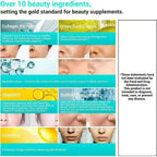 60 Tablets Collagen Peptide Multivitamin with Vitamin C And Niacinamide - Hair Skin Nails Support Supplement