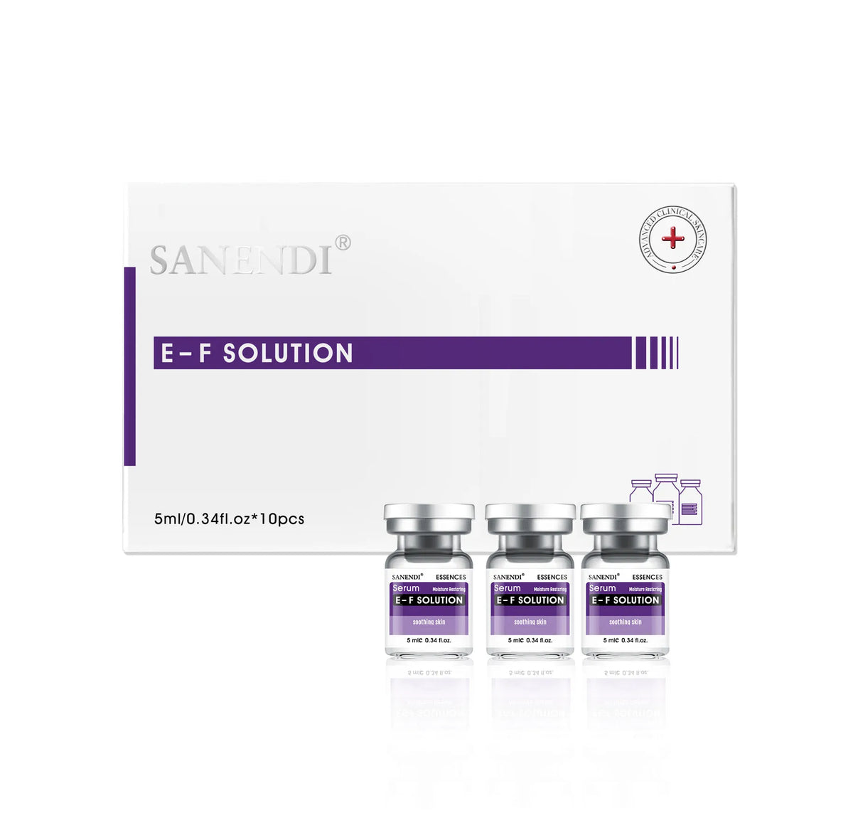 SANENDI Hyaluronic Acid Serum Six Peptides Vitamin C Essence Korean Skin Care Liquid Solution Hydrate Beauty Product 5ml 10 vial