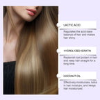 Protein Hair Straightening Cream with Silk Shine Technology Smooth Frizz Hair Intensive Dry Damaged Repair Keratin Hair Treatment Hydrating Hair Mask