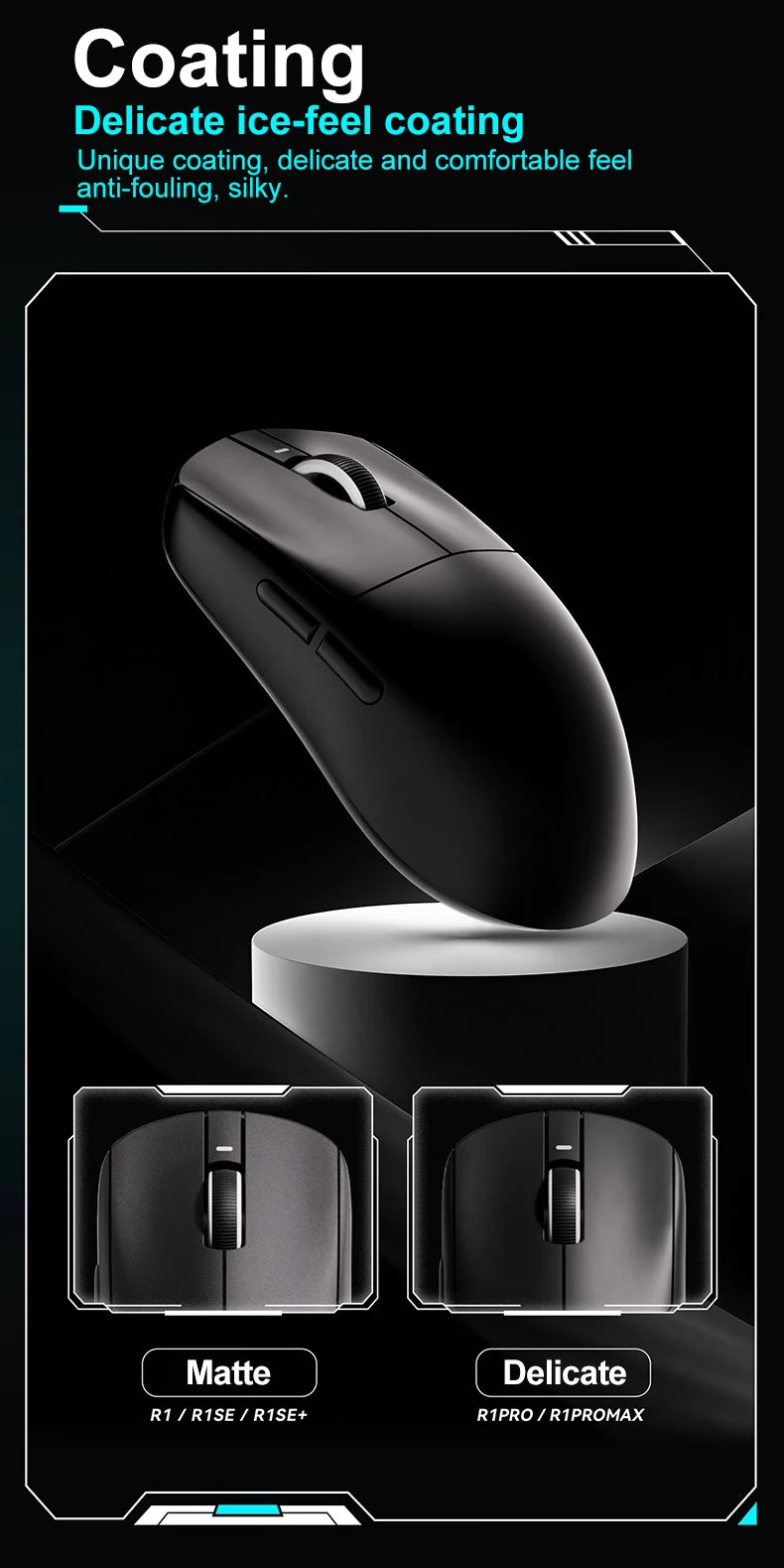ATK VXE Dragonfly R1 Pro MAX Wireless Gaming Mouse PAW3395 R1 SE Plus Custom Esports FPS Mouse Rechargeable Lightweight Mice