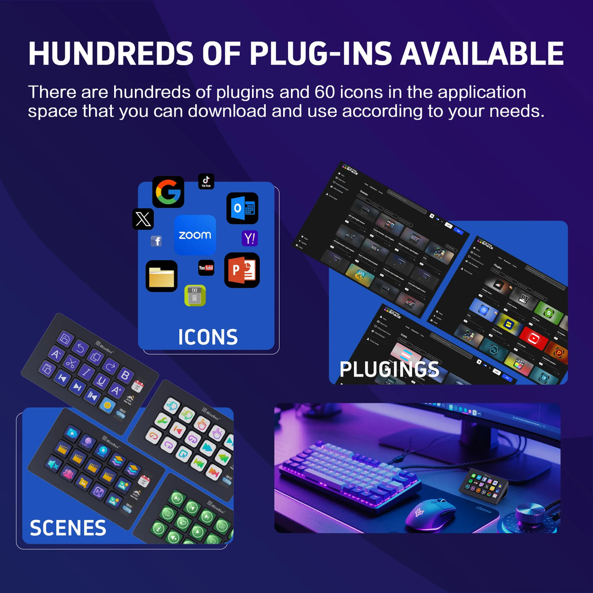 Mirabox 293S Stream Deck 15 LCD Keys Button Live Console Mini Keypad StreamDeck Deck Dock MacroPad Stream Desk Studio Controller