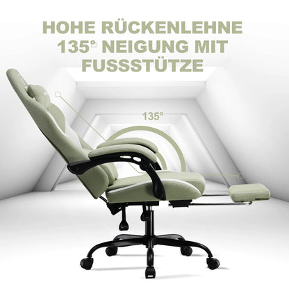 GTPLAYER Adjustable Fabric Gaming Chair