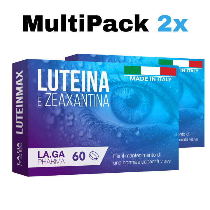 [2PCS PROMO] Supplement Eyes with Lutein and Zeaxanthin High Dosage. 60 Tablets with Cranberry, Vitamins A, E, B12, Zinc. Antioxidants Eye Sight Supplements. Protects against Oxidative Stress and Maculopathy
