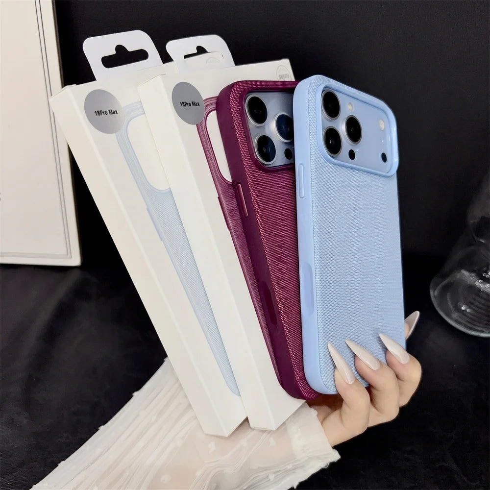 Original Tech Woven for Magsafe Case for Iphone 18 17 16 15 Plus 14 13 12 11 Pro Max TechWoven Magnetic Wireless Charging Cover