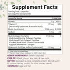 Micro-Ingredient Multi-Collagen Peptide Pills, 240 capsules. Suitable for both women and men. Type I, II, III, V, and X hydrolyzed collagen supplements, containing biotin, hyaluronic acid, and vitamin C, with no fillers.