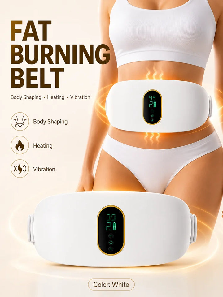 Slimming Machine for Women, Electric Abdominal Fat Burner, Anti-Cellulite Massage Belt, Body Shaping & Belly Fat Removal