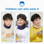 VELPEAU Foam Neck Support Brace for Neck Pain and Posture Correction, Adjustable Cervical Collar with Replaceable Sleeve