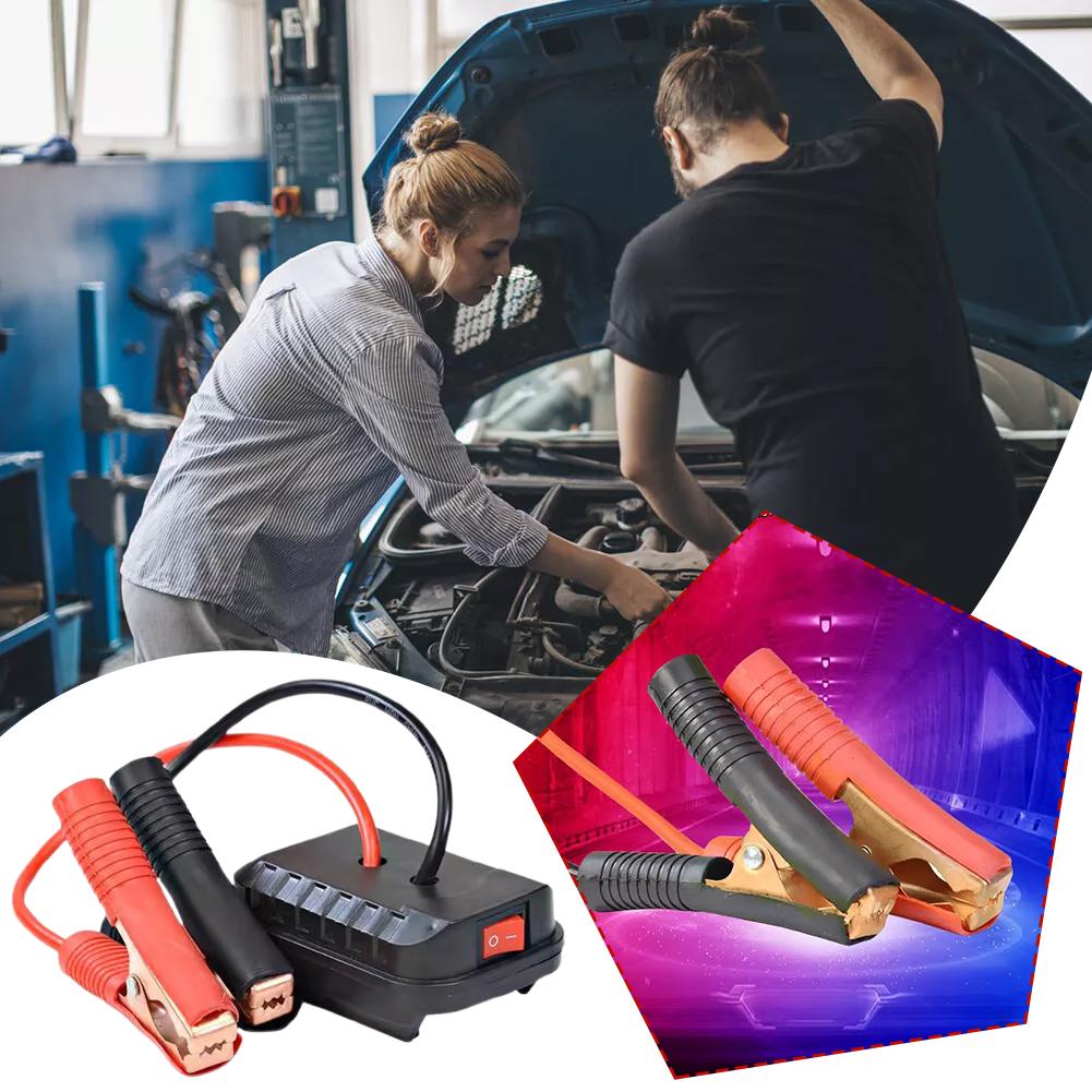 Car Emergency Starter Lithium Battery Compatible Converter Charger For 18V Electric Wrench Grinder Electric Hammer Accessories