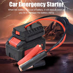Car Emergency Starter Lithium Battery Compatible Converter Charger For 18V Electric Wrench Grinder Electric Hammer Accessories
