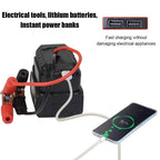 Car Emergency Starter Lithium Battery Compatible Converter Charger For 18V Electric Wrench Grinder Electric Hammer Accessories
