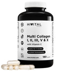 Multi hydrolyzed collagen | 180 capsules. hivital