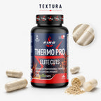 Thermo pro elite cuts 120 vegetable capsules fire nutrition – formula with 400 mg of caffeine per dose