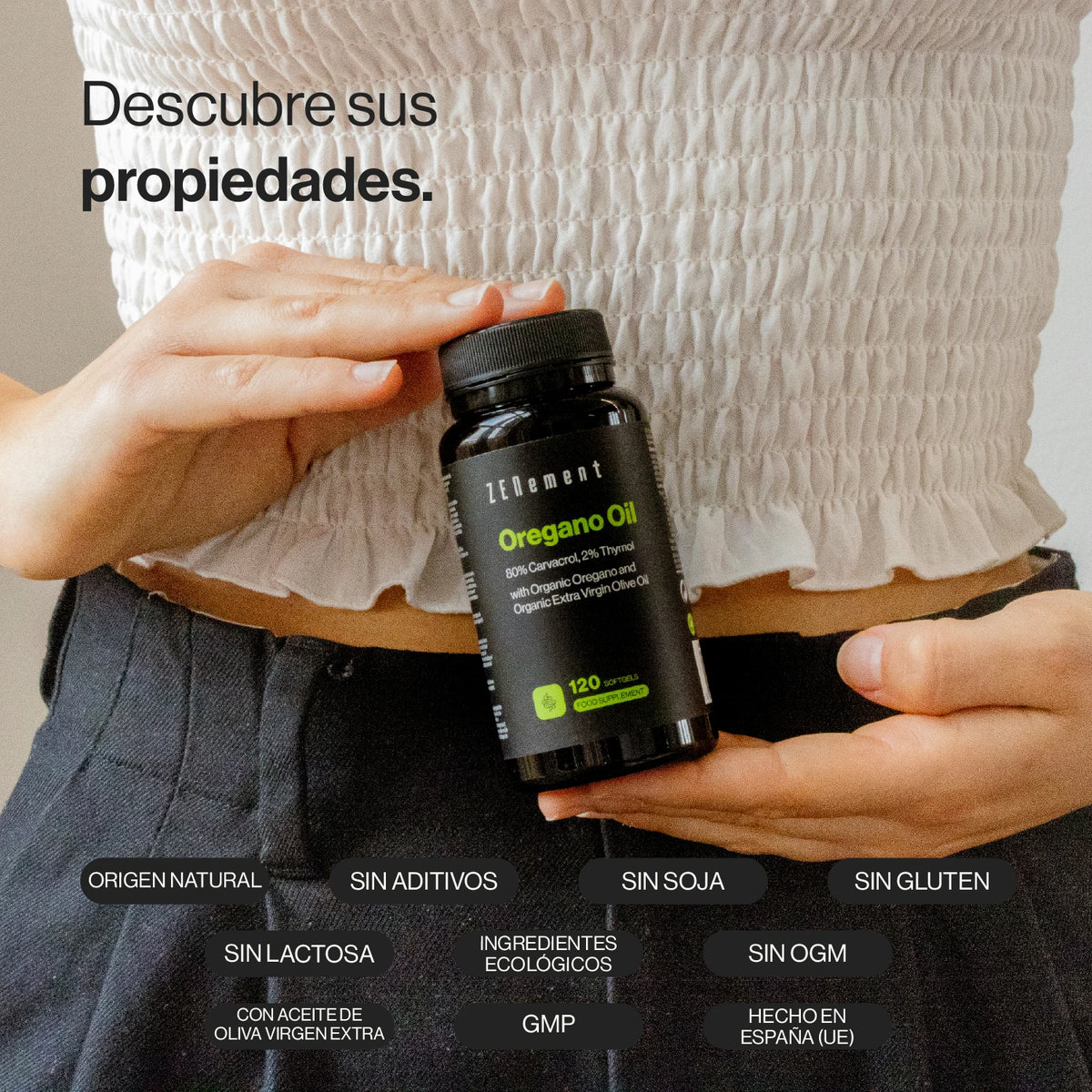 Oregano oil 80% carvacrol, 2% thymol - 120 zenement soft capsules