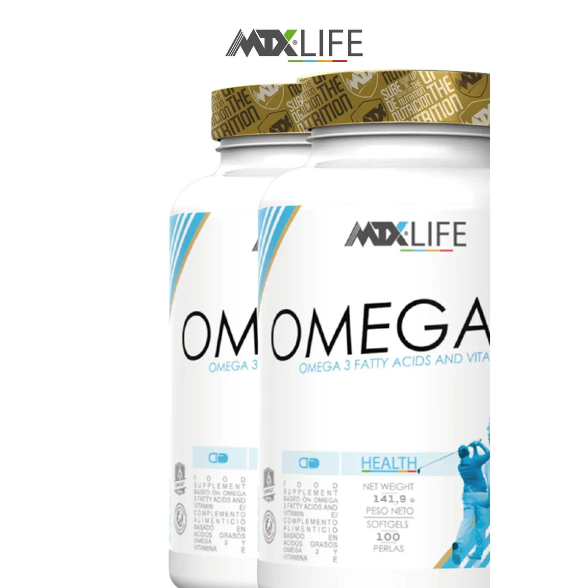 Mtx nutrition omega r3 [100 pearls] - essential fatty acids omega 3 and natural vitamin e, adequate management of lipids and blood fluidity