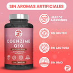 Hn healthy nutrition coenzyme q10 200mg + vitamin e - 120 capsules - food supplement
